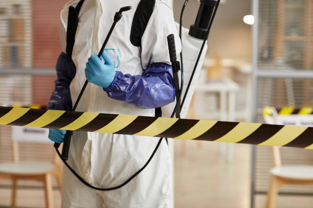 Professional Biohazard Cleanup technician working in Glencoe, CA